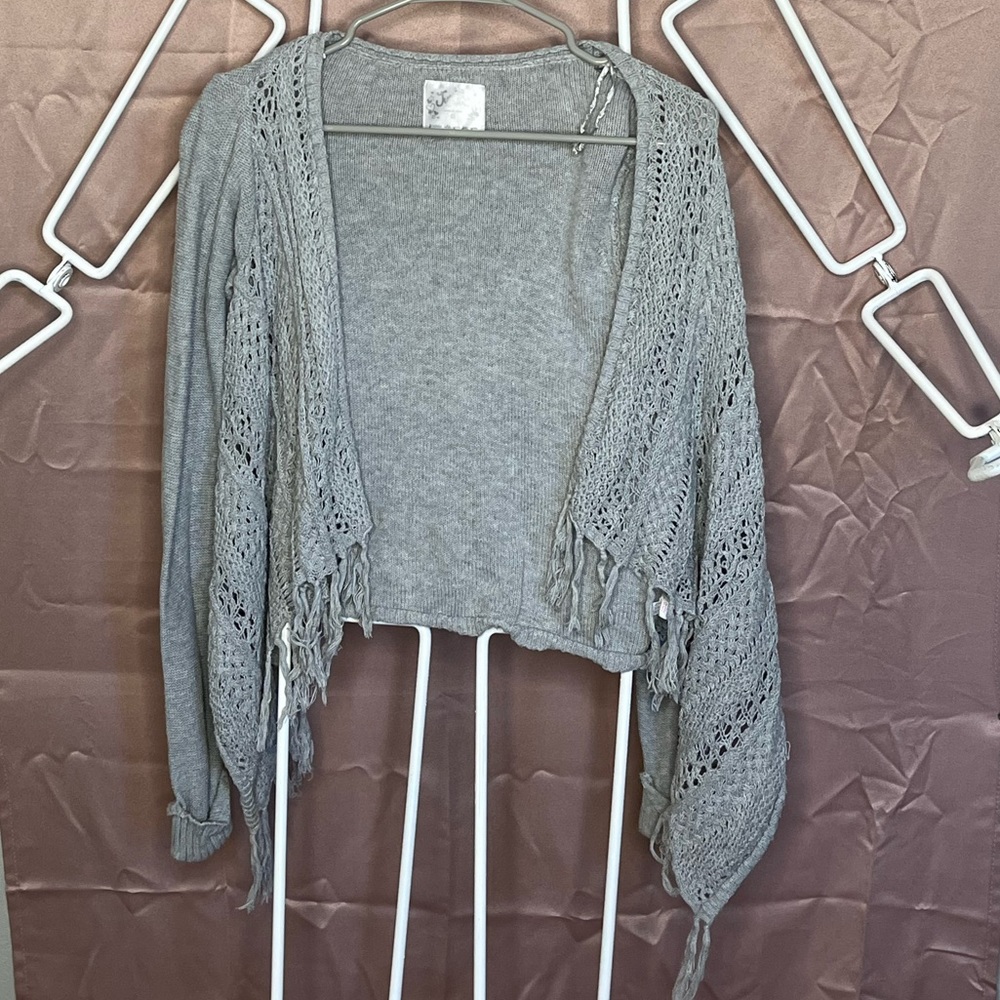 Justice knit cardigan size 12